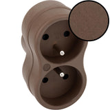 Lot de 10 biplites recyclées bioplastique - 2x16A - Zenitech