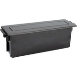 Lot de 3 blocs multiprises encastrables 3x16A 2P+T avec 2 ports USB - Noir - Otio