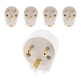 Fiche mâle 20A coudée 2 P+T - Zenitech