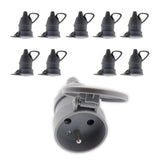 Fiche femelle à clapet 16A 2P+T - Zenitech