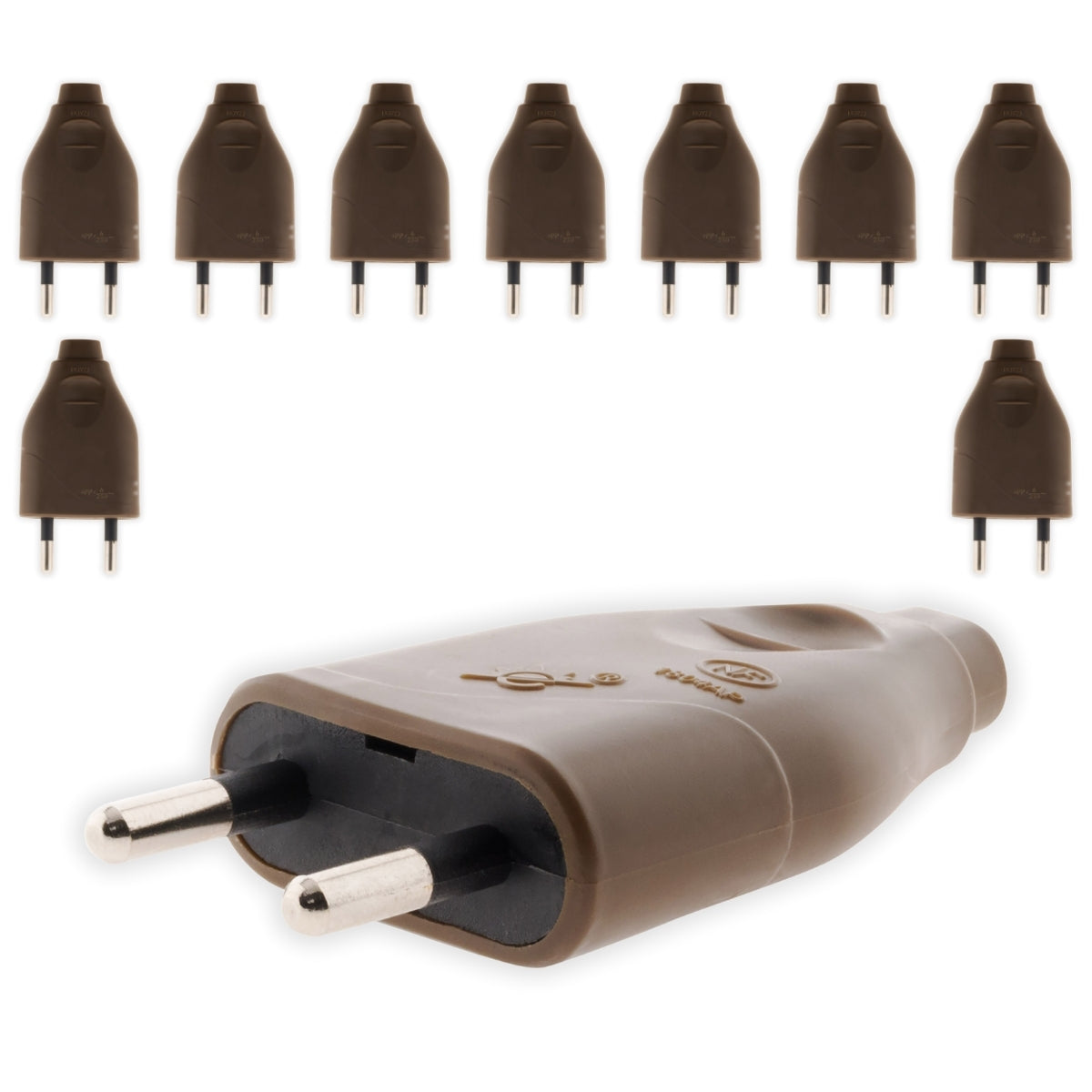 Fiche mâle 2P 6A - Zenitech