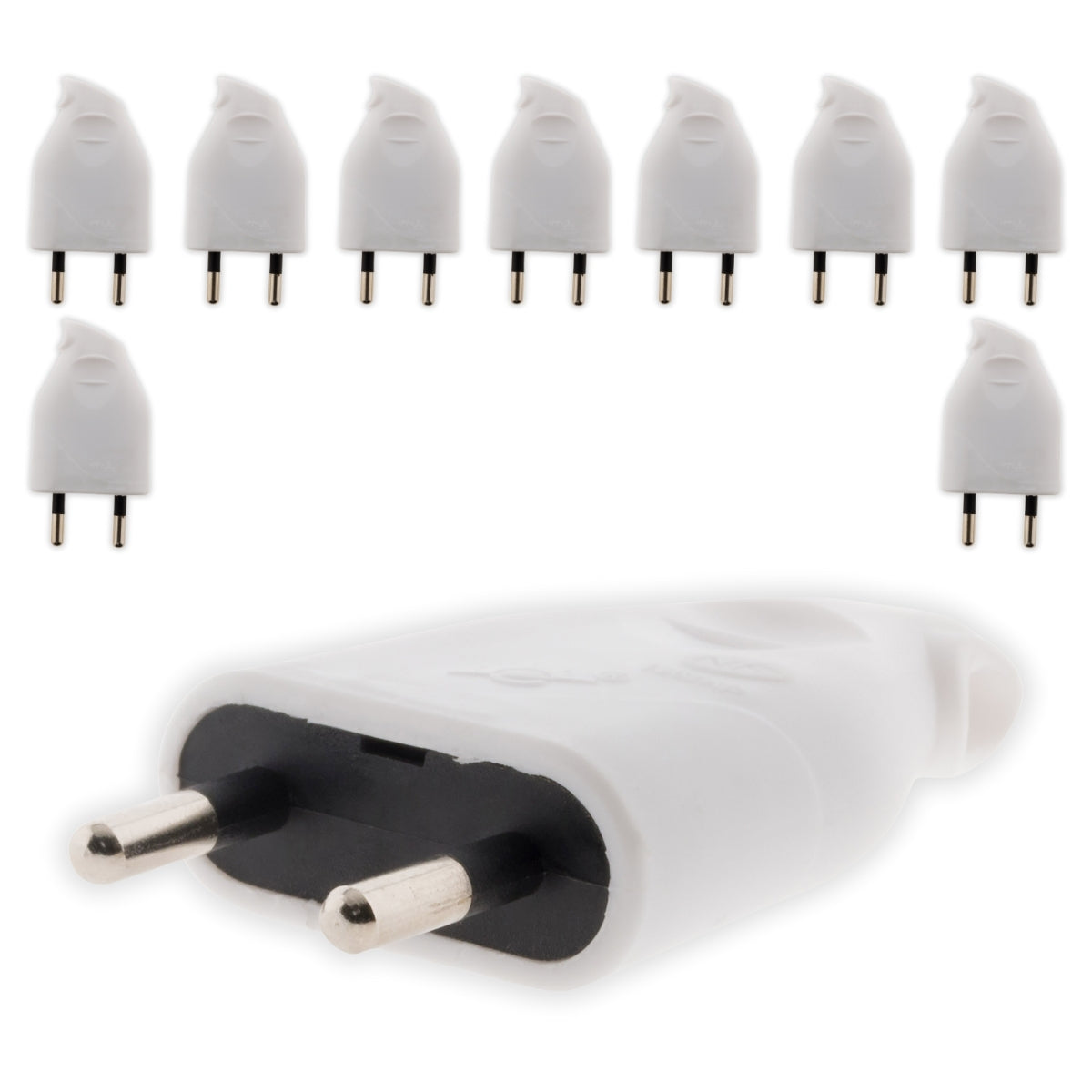 Fiche mâle 2P 6A latérale - Zenitech