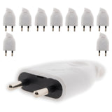 Fiche mâle 2P 6A latérale - Zenitech