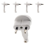 Fiche mâle 2P 6A extraplate - Zenitech