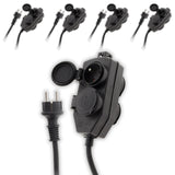 Boitier dérivation 4 prises IP44 5m Zenitech