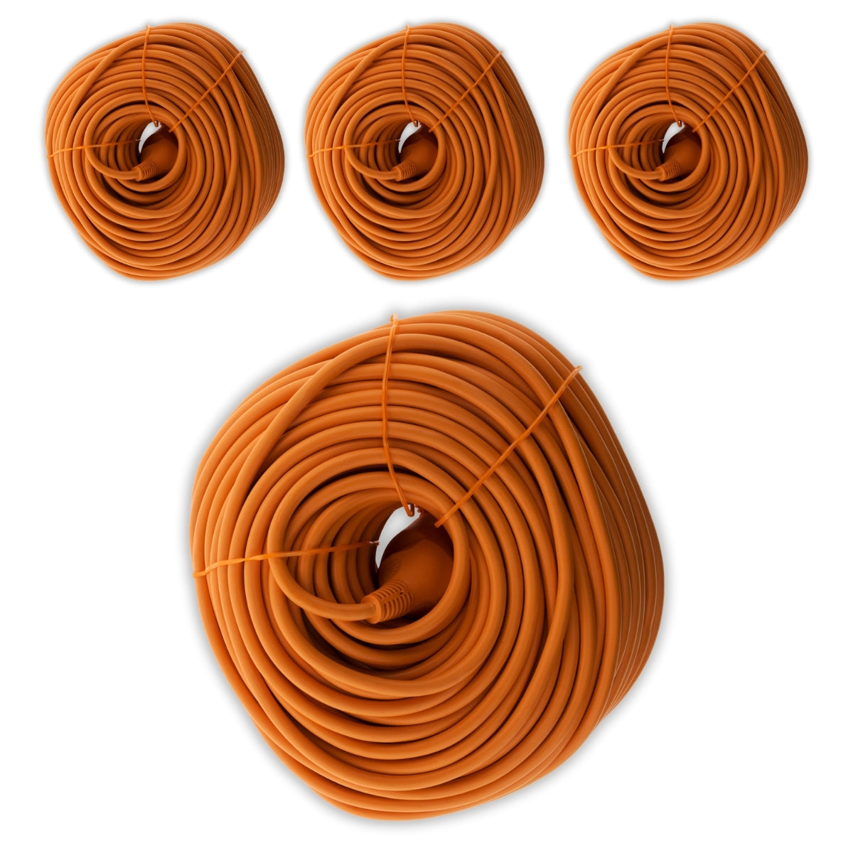 Prolongateur jardin 16A HO5VV-F 3G1,5 2P+T - orange - Zenitech