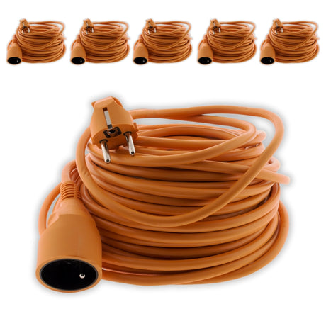 Prolongateur jardin 16A HO5VV-F 3G1,5 2P+T - orange - Zenitech