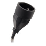 Lot de 5 prolongateurs 16A HO5VV-F 3G1,5mm² - Noir 3m - Zenitech