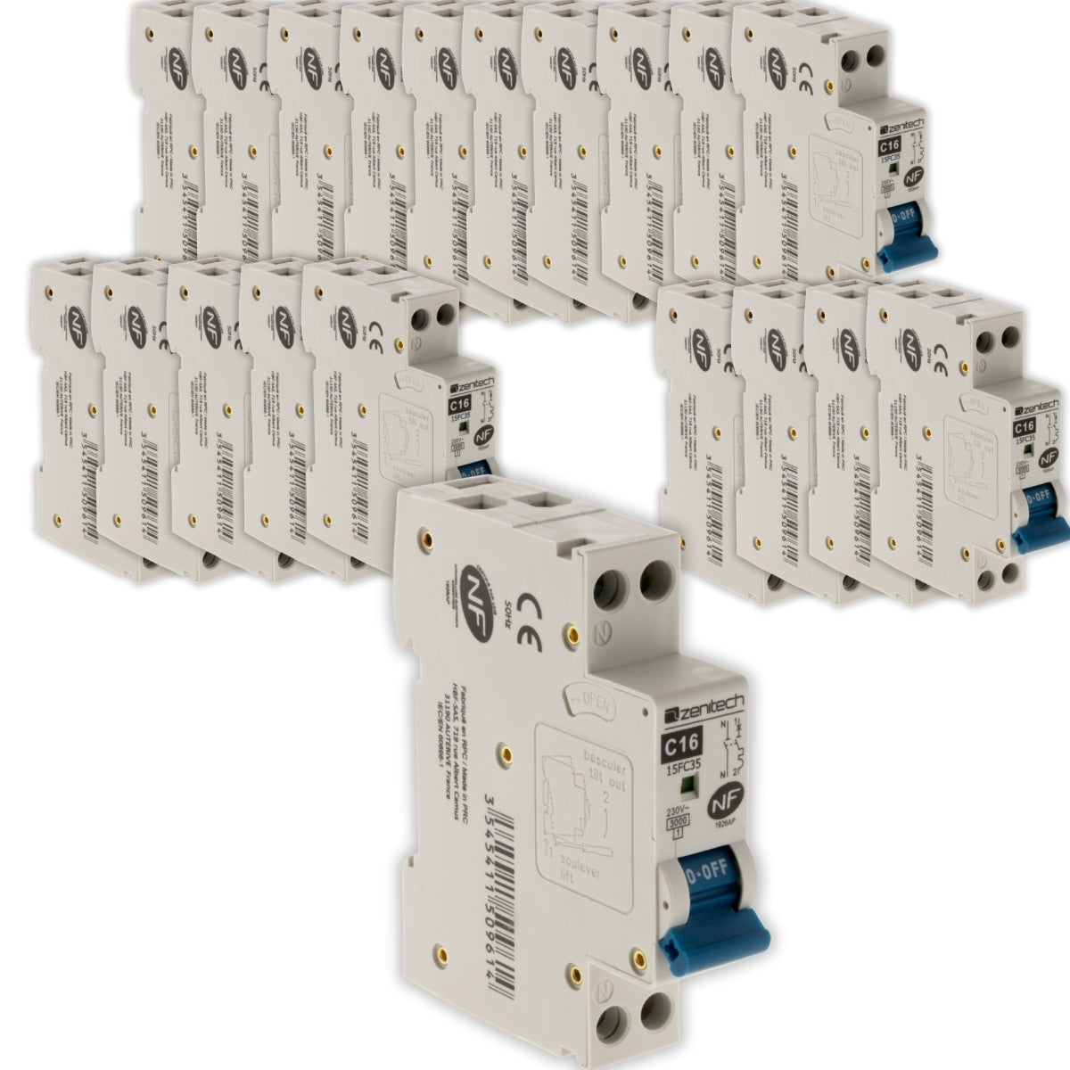 Disjoncteur PH/N - NF - Zenitech