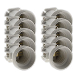 Lot de douilles de chantier E27 - blanc - Zenitech