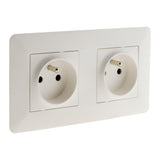 Prise précâblée 2P+T - blanc - Zenitech