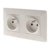 Prise précâblée 2P+T - blanc - Zenitech