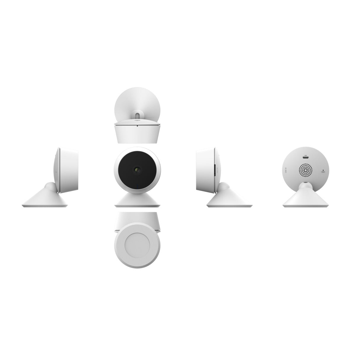 Mini caméra IP Wi-Fi intérieure + mini détecteur mouvement sans fil + module éclairage - DiO