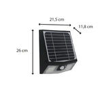 Applique solaire déportée + détecteur IP65 - Eos Voltman
