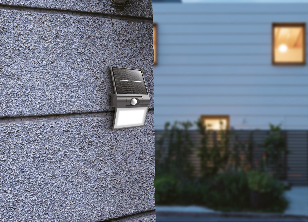 Applique solaire + détecteur de mouvement - Voltman