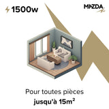 Chauffage pierre naturelle inertie sèche - Mazda