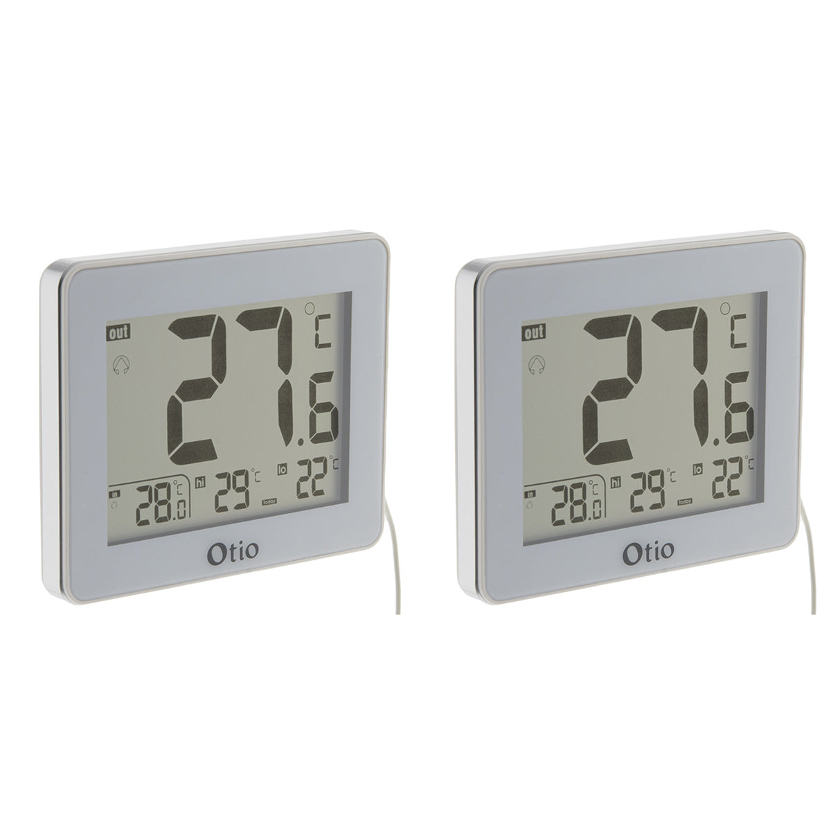 Thermomètre intérieur extérieur filaire - Otio