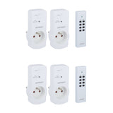 Lot de prises 10A 2P+T télécommandées - Zenitech