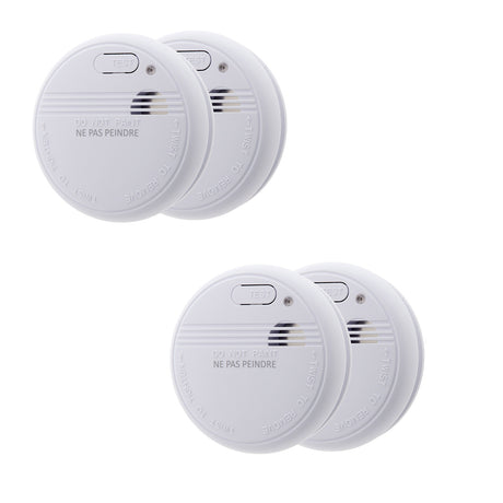 Détecteurs de fumée autonomie 3 ans - pile + accessoires - Otio