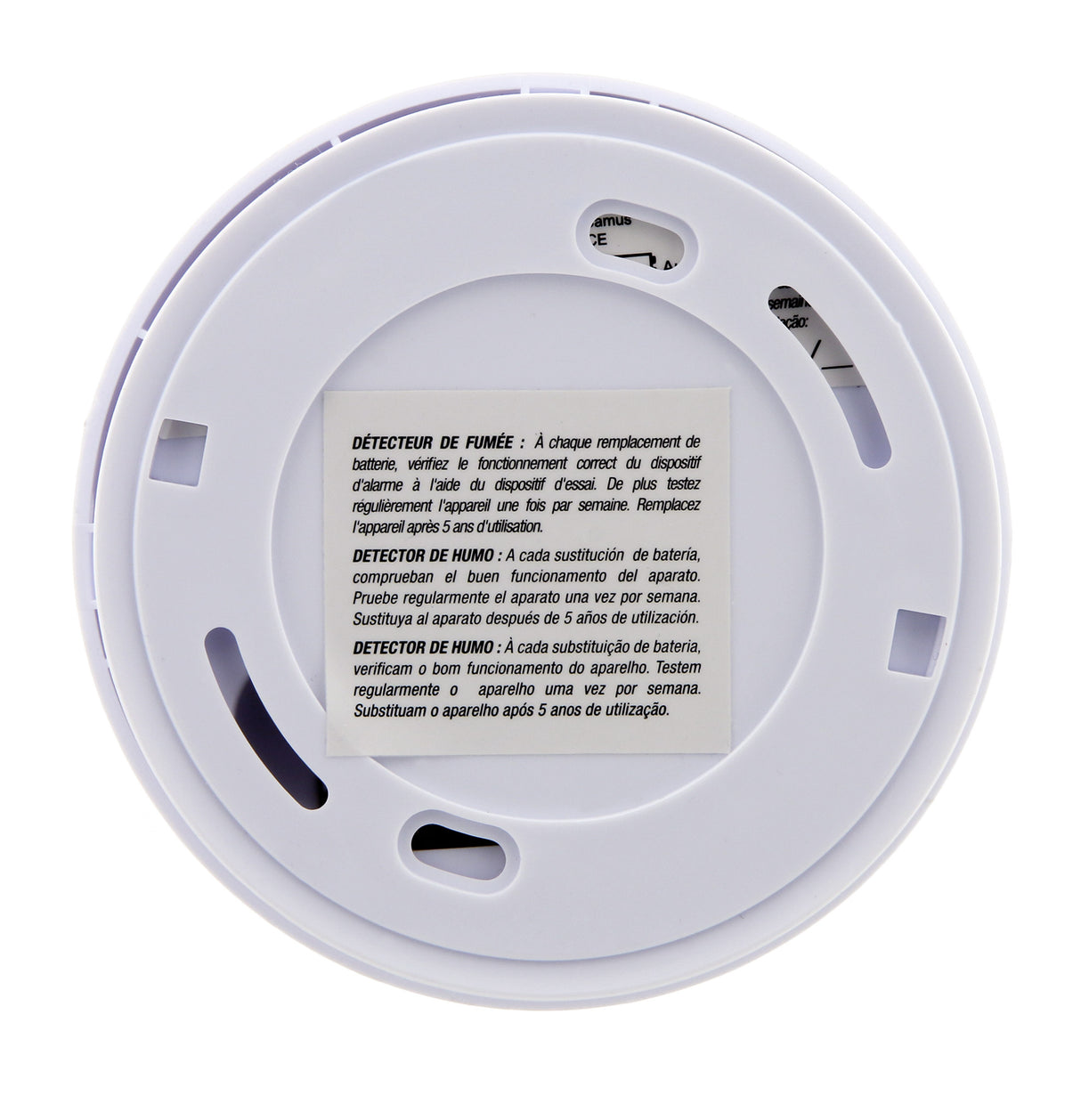 Détecteur de fumée autonomie 3 ans + pile - Otio