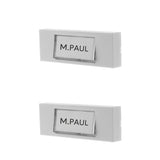 Bouton de sonnette filaire + étiquette porte-nom - Otio