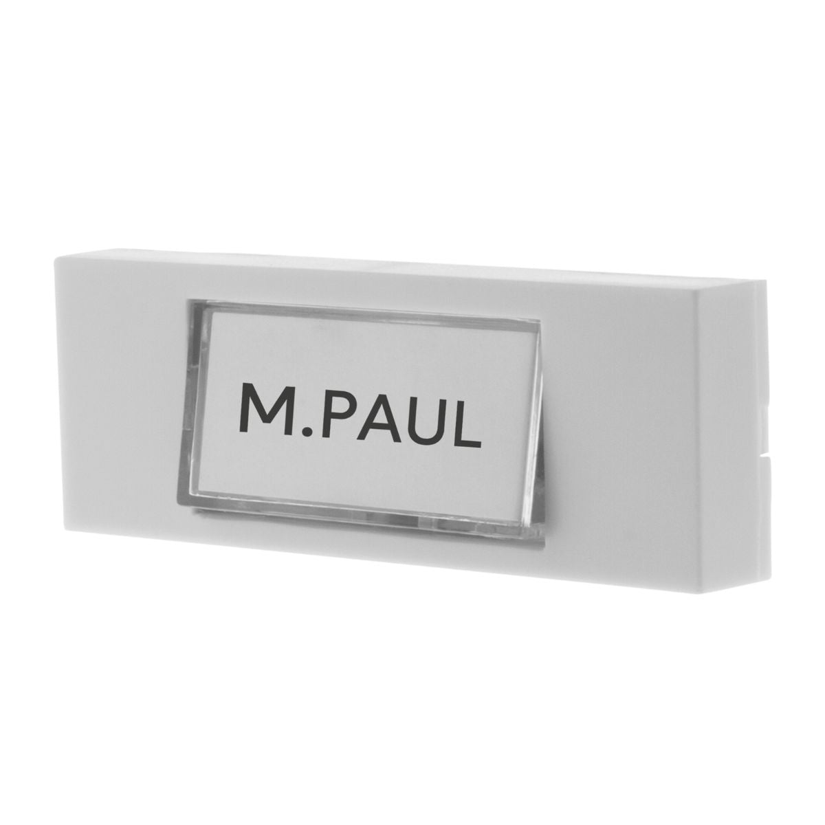 Bouton de sonnette filaire + étiquette porte-nom - Otio