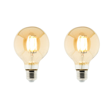 Ampoule déco filament LED ambrée E27 - Elexity
