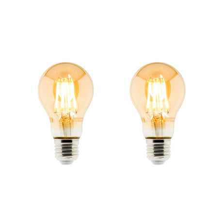 Ampoule déco filament LED ambrée 4W E27 - Zenitech