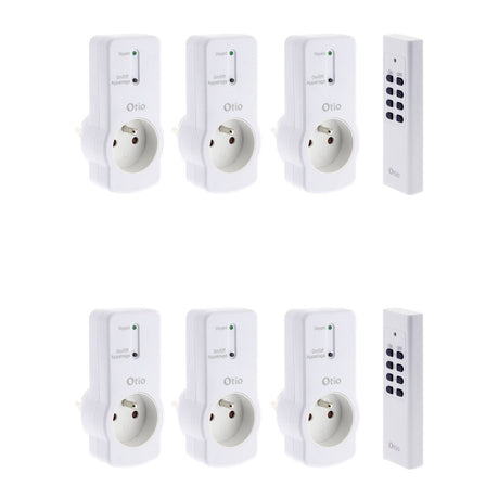 Pack de prises télécommandées - blanc - Zenitech