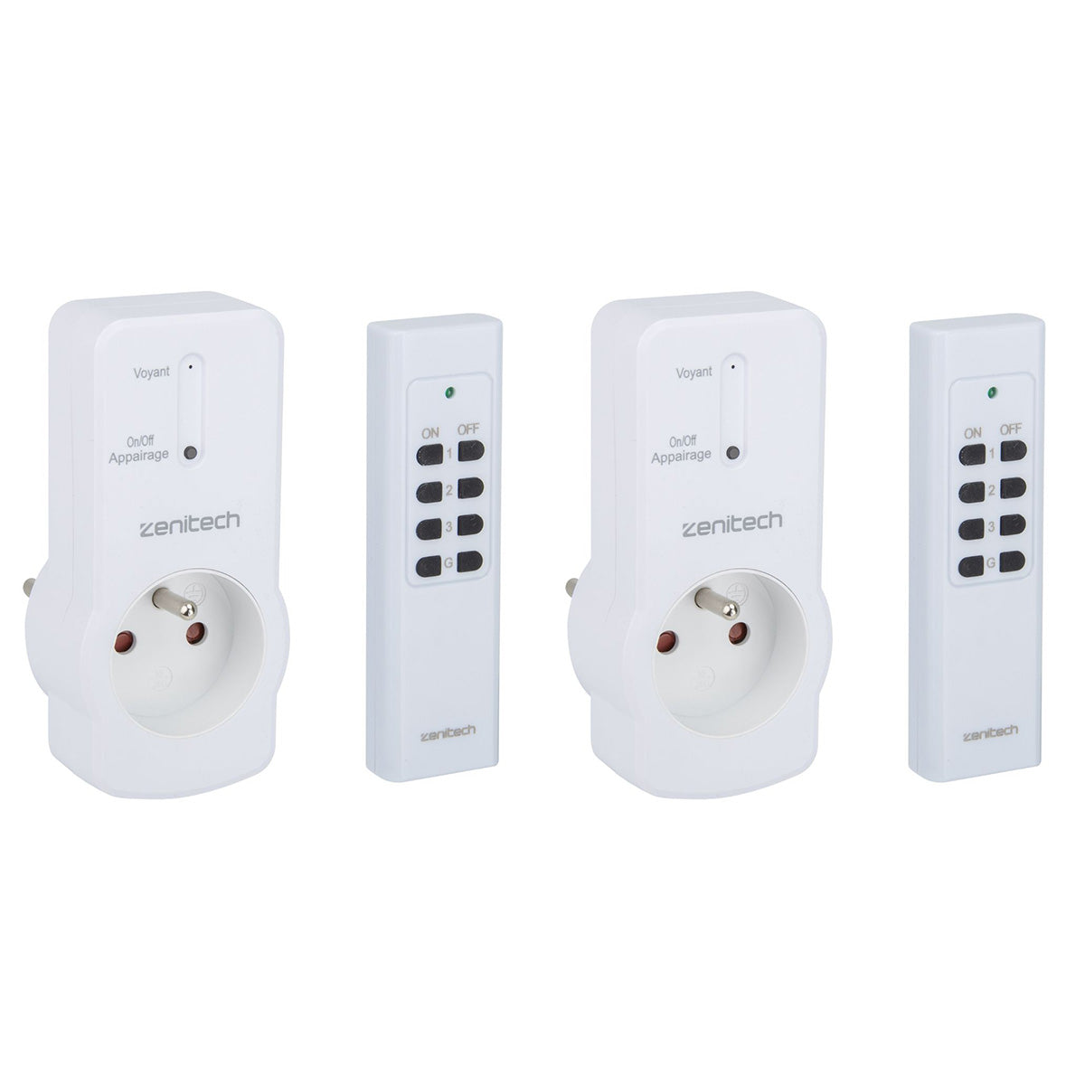 Prise télécommandée portée 25m - Zenitech