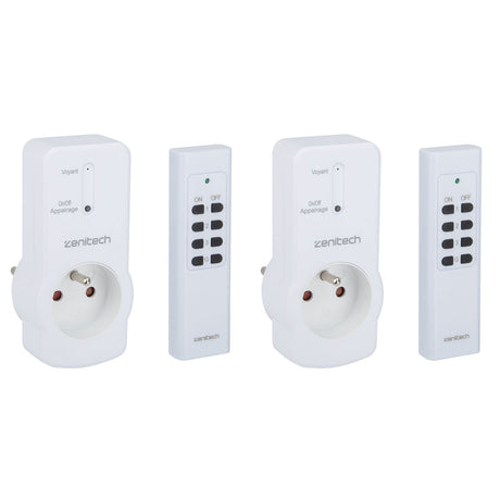 Prise télécommandée portée 25m - Zenitech