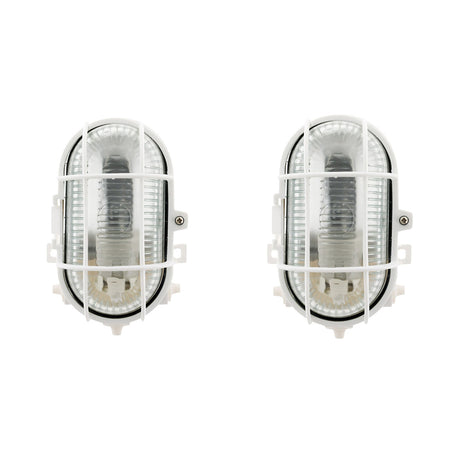 Hublot ovale 60W IP44 E27 Classe II - Zenitech