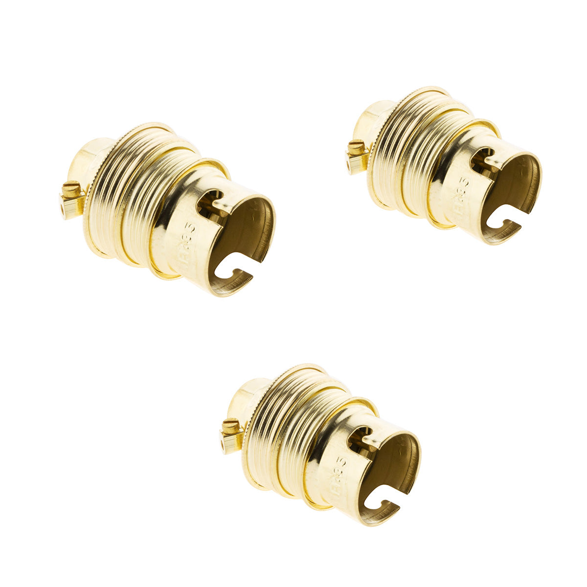 Douille B22 acier laitonné - Zenitech