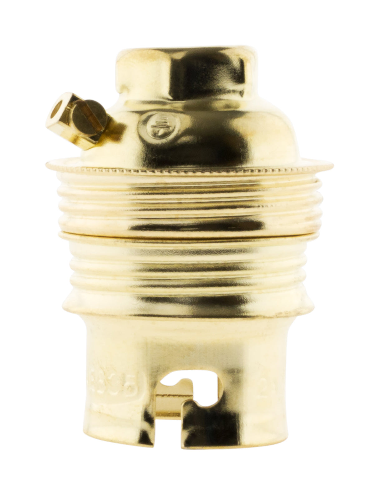 Douille B22 acier laitonné - Zenitech