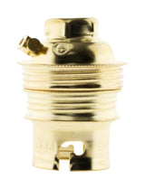 Douille B22 acier laitonné - Zenitech