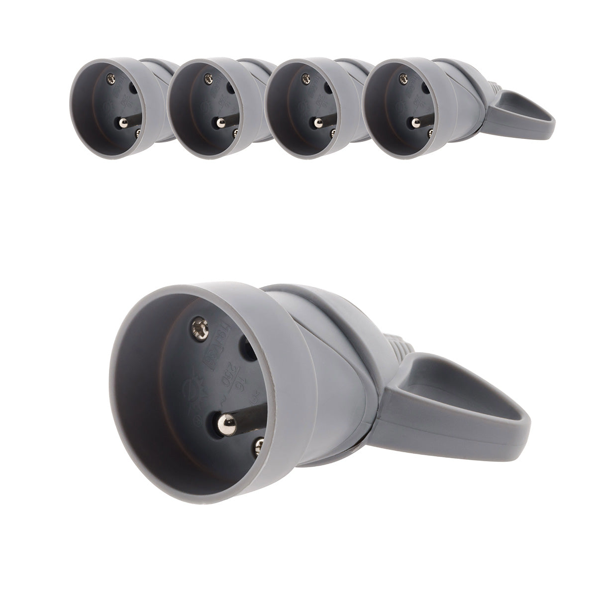 Fiche femelle anneau 16A 2P+T - Zenitech