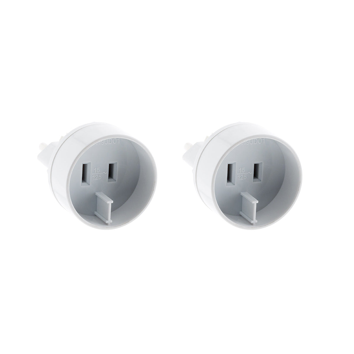 Adaptateur voyage UE/USA - blanc - Zenitech
