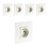 Prise 2P+T 16A blanc - Zenitech