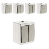 Double interrupteur va-et-vient IP54 - Zenitech