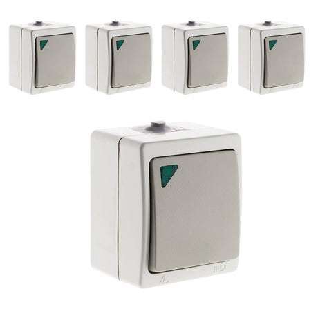 Interrupteur va-et-vient + voyant lumineux - Zenitech