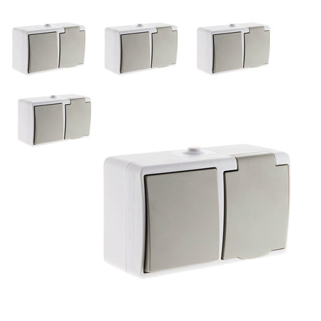 Interrupteur va et vient 2P+T IP54 - Zenitech