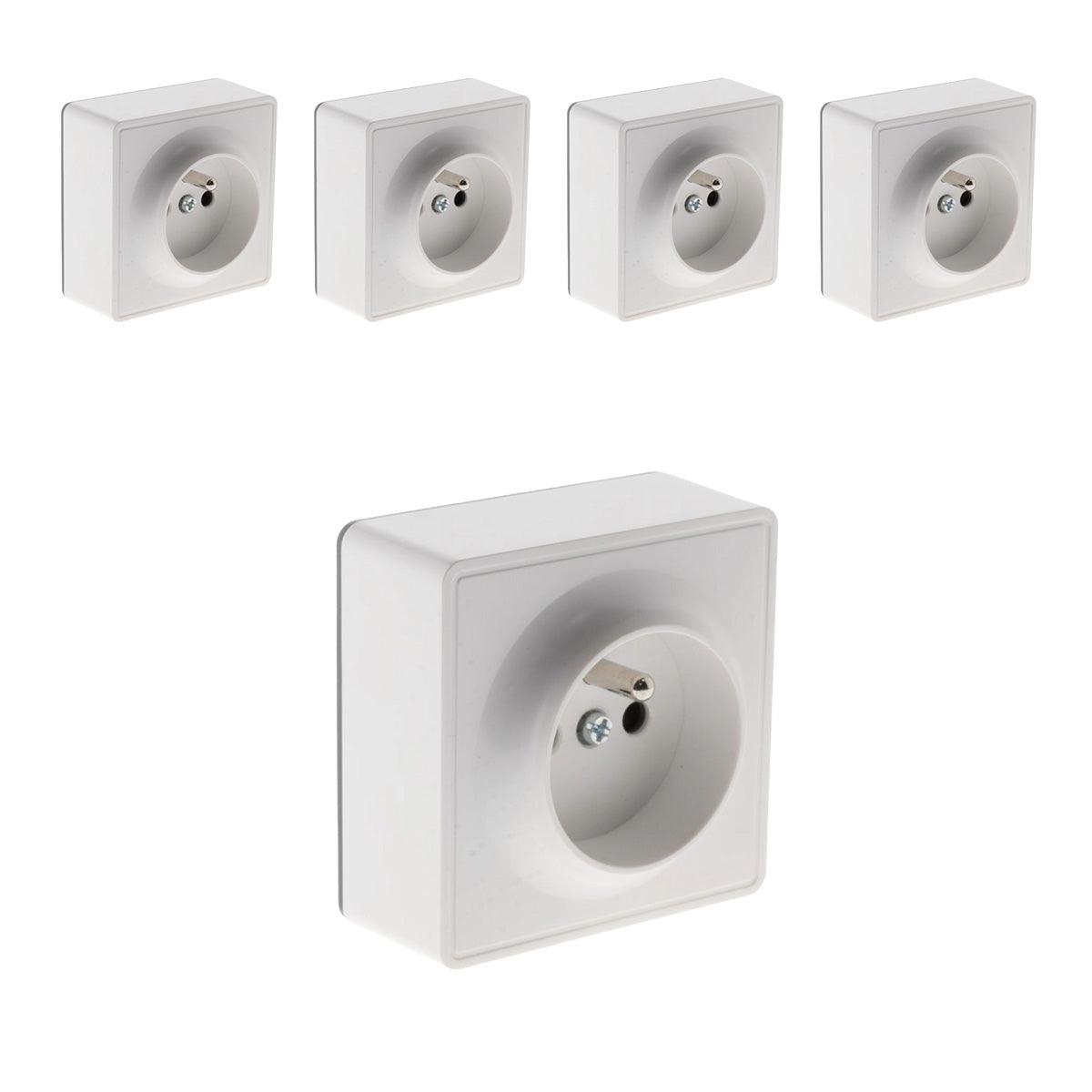 Prise simple saillie 2P+T 16A - Vulco - Zenitech