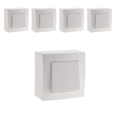 Interrupteur va et vient saillie blanc - Presto - Zenitech