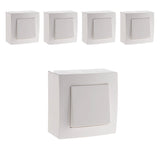 Interrupteur va et vient saillie blanc - Presto - Zenitech