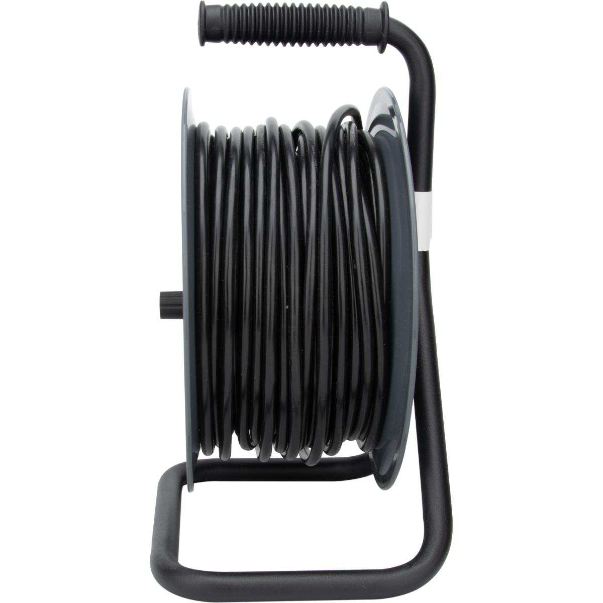 Enrouleur H05VV-F 4 prises 25m 3G1,5 + coupe-circuit + support - Zenitech