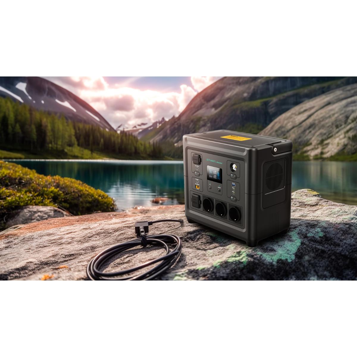Station électrique IZYWATT.moov 835 Wh + panneau solaire pliant 200W - Orium