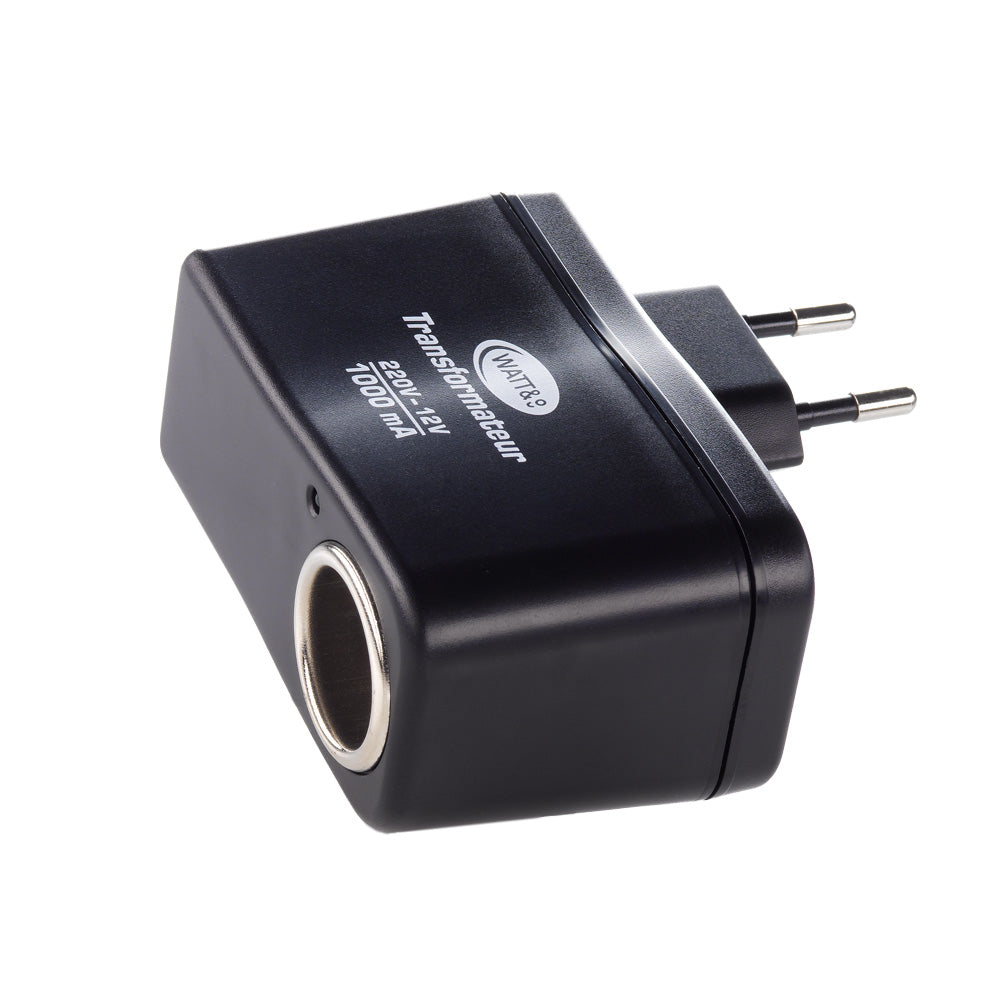 ConVertisseur TRANSFOWATT 12V-230V EU 1000mA - Watt and Co