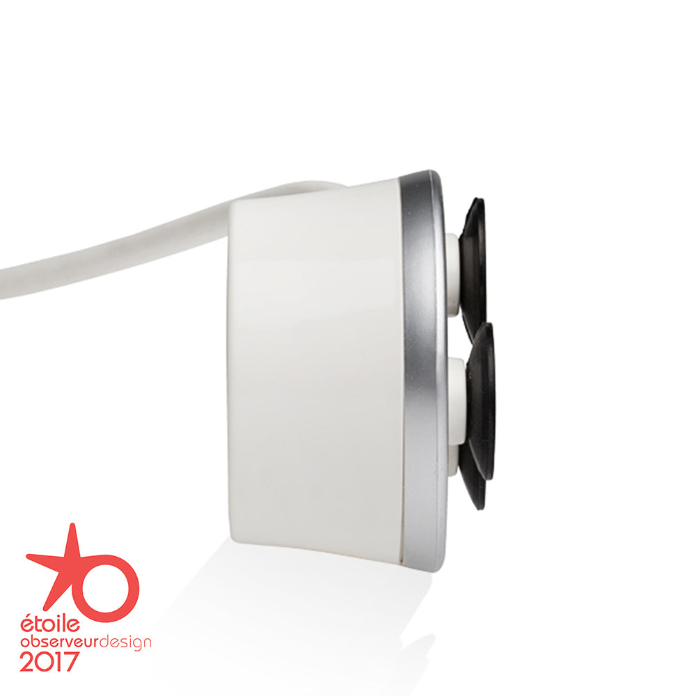 Multiprise Duetwo 2P 16A dont 1 prise déportée sur câble de 1m - Watt and Co