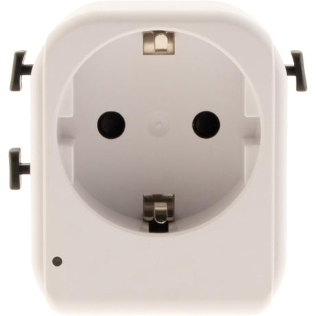 Adaptateur universel de voyage 150 pays 2xUSB + fusibles de protection - Watt and Co