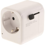 Adaptateur universel de voyage 150 pays 2xUSB + fusibles de protection - Watt and Co